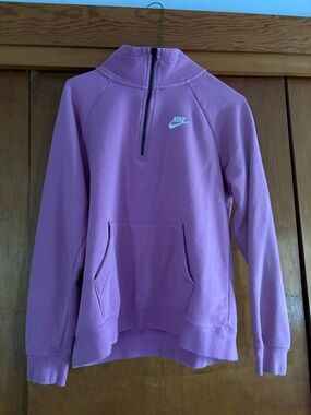 Nike Lavender-Pink Half-Zip Pullover
